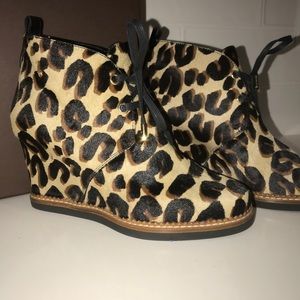 Authentic Louis Vuitton Cheetah Wedges
